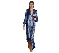 Abiti da Cerimonia Donna Eleganti, Abito Cerimonia Donna Brillantini a Maniche Lunghe Matrimonio 1920s Bodycon Linea a Vestito Camevale Donna per Cocktail Feste Sera Ballo Natale