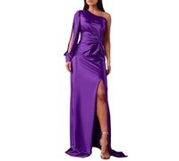 Abiti da Cerimonia per La Mamma della Sposa Curvy Tubino Completo Donne Paillettes Spose Seconde Cerimonie Moda Cobalto 24 Party Bustino Corpetto Scollato Migliori Glitter Ospite Tasche Vestire