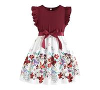 Abiti da Comunione Bambino 9 Anni Vestito Damigella Bambina Viola Puffy Dress Kids Vestito Bianco Ragazza 16 Anni White Leotards for Girls Oro Rosa Vestiti Lunghi per Bambine Abito Spezzato Bambino