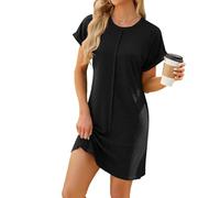 Abiti da Donna alla Moda, Abiti Estivi Senza Maniche, Abiti da Festa Eleganti e Casual, Abiti da Cocktail(Black,XXL)