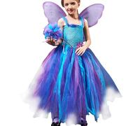 Abiti da fata per ragazze, abito da festa e concorsi con e magici - costume da fata per ragazza tutto-petite | per trucco scena performance cosplay festa festival natale vacanza orgoglio