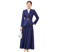 Abiti da lavoro formali da donna Stili eleganti Abbigliamento da lavoro Blazer con gonna e top Abiti da intervista di carriera, Abiti Gonna Blu, L