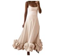 Abiti da Sposa Colorati Economici Vestito Rosa Lungo Elegante Vestito Due Pezzi Gonna E Top Abito Stile Impero Cerimonia Abito da Cocktail Lungo Vestiti Verdi Eleganti Vestito Celeste Polvere Abiti