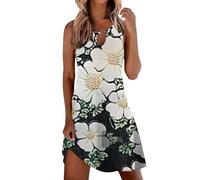 Abiti da sposa per le donne Abiti da sole per le donne 2025 Vacanza Spiaggia Casual Estate Sundresses Senza Maniche Canotta Abito Corto Abiti Primavera Maxi Abiti da Donna, Giallo, L