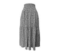 Abiti da sposa per le donne gonne lunghe da donna a vita alta maxi gonna con tasche spiaggia una linea gonna abiti estivi da donna, Nero , L