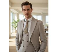 Abiti da uomo di alta qualità in stile turco, set da 3 pezzi, eleganti, slim fit, formali, da ufficio e per il tempo libero, set da testimone, abito da sposo