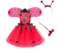 Abiti di Halloween per Bambina Vestito Cocktail Principessa per Ragazze Bambino Abito tutù da Balletto in Tulle Travestimento Bimba Vestiti per Carnevale Horror per Feste E Party a Tema Streghe