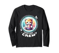 Abiti di Pasqua per donne Cine Easter Egg Hunting Crew Squad Maglia a Manica