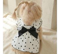 Abiti e accessori per animali domestici per la primavera e l'estate, adatti per cani e gatti come Teddy, Bichon Frise e Pomerania. Tra le caratteristiche includono adorabili abiti per cani a tema amor