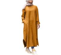 Abiti Musulmani Donna Abbigliamento da Preghiera Per Le Donne Musulmane Caftano Abaya Signore Dubai Ramadan Robe Medio Oriente Etnico Stile Saudito Arabo Robe Afghano Abbigliamento Islamico Arabo, 06