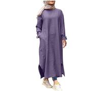 Abiti Musulmani Donna Abbigliamento da Preghiera Per Le Donne Musulmane Caftano Abaya Signore Dubai Ramadan Robe Medio Oriente Etnico Stile Saudito Arabo Robe Afghano Abbigliamento Islamico Arabo, 04