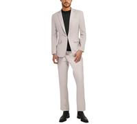 Abiti Vintage da Uomo Completo Sposa Slim Fit Lunghezza Media Cappotto Camicie 3 Pezzi Tuta Business Lavoro Casual E alla Moda Quotidiana