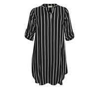 Abito a camicia da donna KAFFE Curve Milana Noir 48