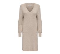 Abito a maglia lungo con maniche a V per donna Only Katia Marron M