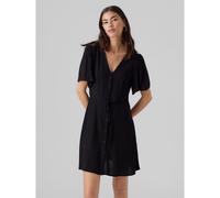 VERO MODA Vmalba SS Short Dress Wvn Noos Vestito, Nero, XL Donna