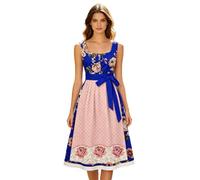 Abito a Pois Stile Oktoberfest con Fiocco in Vita e Maniche Lunghe. | Vestito Nero Lungo Elegante Sera Brillantinato Monospalla Gialli Lino Pois Bustino Romanina Indiani Larghi Pranzo