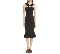 Abito A Righe In Jacquard Floreale Per Donna Opening Ceremony, Nero, X-Piccolo