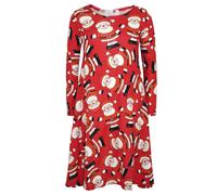 Abito A Swing Di Babbo Natale Per Ragazze, Regali Di Natale, Abiti Da Festa