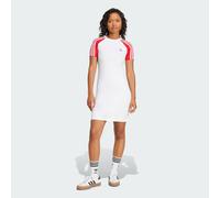 Abito adicolor 3-Stripes Raglan Short Sleeve White / Better Scarlet S