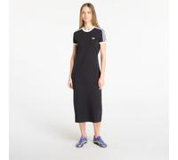 Adidas Originals 3 Stripes Slim Short Sleeve Long Dress Nero S Donna