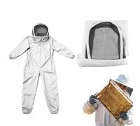 Abito ape - abito per apicoltura ventilato | Abiti di in tessuto traspirante in tessuto | Attrezzatura per apicoltura in miscela di cotone per apicoltori professionisti, uomini, principianti