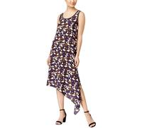 Abito Asimmetrico Stampato Anne Klein Donna, Multicolore, X-Piccolo