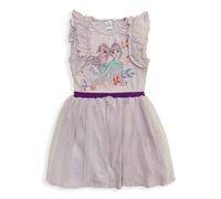 Abito bambina Disney Frozen vestitino stampato con gonna tulle brillantini 5439