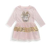 Abito bambina Disney Minnie Mouse vestitino maniche lunghe con gonna tulle 5952
