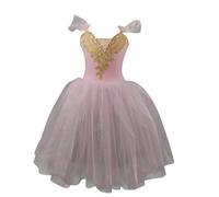 Abito Bambina Elegante 1-14 Anni Vestito Ragazze Per Balletto Slim Fit Abiti Bambine Senza Maniche Con Scollo V Vestiti Ragazza Eleganti Vintage a Blocchi Di Colore Festa Compleanno Danza Classica