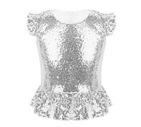 Abito Bambine Danza Bambine Abito Latino Concorso Lucido Costume Jazz