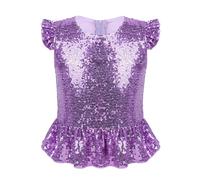 Abito Bambine Danza Bambine Abito Latino Concorso Lucido Costume Jazz