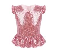 Abito Bambine Danza Bambine Abito Latino Concorso Lucido Costume Jazz