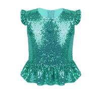Abito Bambine Danza Bambine Abito Latino Concorso Lucido Costume Jazz