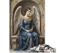 Abito blu dell'Angelo Gabriele Puzzle in Legno 1000 Pezzi, Gioco Puzzle
