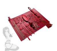 Abito bordeaux per uomo e donna postura giocattoli panno bordo olio polpa di pelle