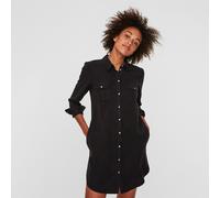 VERO MODA Abito camicia 'VMSILLA' nero, Taglia 36