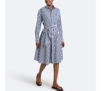 Polo Ralph Lauren Chemisier a righe con cintura IT 40 Blu navy/Bianco