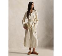 Abito chemisier a righe, maniche lunghe con cintura Beige 40 (IT) - 36 (FR) A righe
