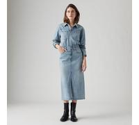 Abito chemisier aderente in denim Blu 38/40 (IT) - W25 (US) Tinta unita