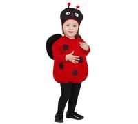 ABITO COCCINELLA 1 -3 ANNI TAGLIA UNICA