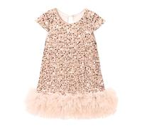 Abito con paillettes da ragazza senza maniche piccolo paillettes principessa abito paillettes paillettes taglio senza maniche da sposa scintillante festa festa ragazze festa festa abiti di Natale per