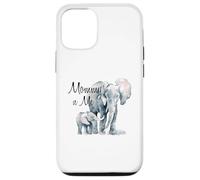 Abito coordinato Mommy and Me Elephant Family Love Custodia per iPhone 12/12 Pro