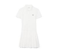 Abito corto a polo, plissettato a maniche corte Beige 42 (IT) - 38 (FR) Tinta unita