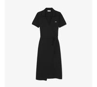 Abito corto a portafoglio, maniche corte Nero 44 (IT) - 40 (FR) Tinta unita