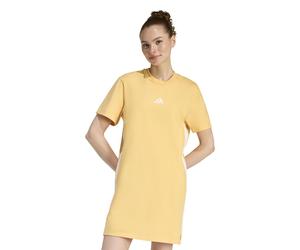 Abito corto Essentials 3 Stripes Arancione M Tinta unita