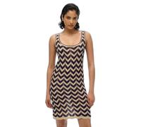 Abito corto in maglia zigzag donna Superdry Bleu XS