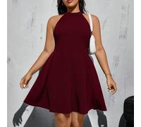Abito corto nero senza maniche, vita comoda e casual, adatto per la primavera e l'estate, stile Y2K, abbigliamento casual, uscite, crociere, curve, vestito carino, ballo di fine anno, ritorno a scuola