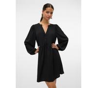 Vero Moda Vmemma LS Lace Dress Wvn Ga Noos, Camicetta, Nero, XS, Nero, XS