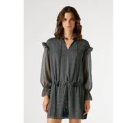 Pepe Jeans Alex Long Sleeve Short Dress Grigio XS Donna