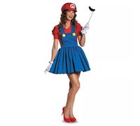Abito Costume Da Donna Di Mario Nintendo Super Mario Bros X-Large 18-20
